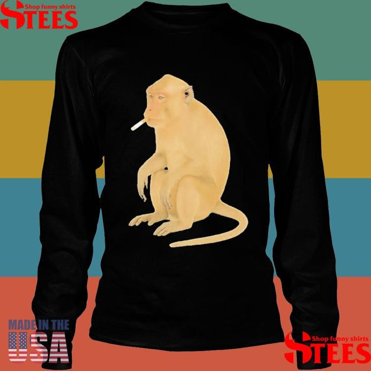 Monkey Smoking Cigarette Shirts
