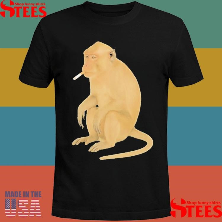 Monkey Smoking Cigarette Shirts