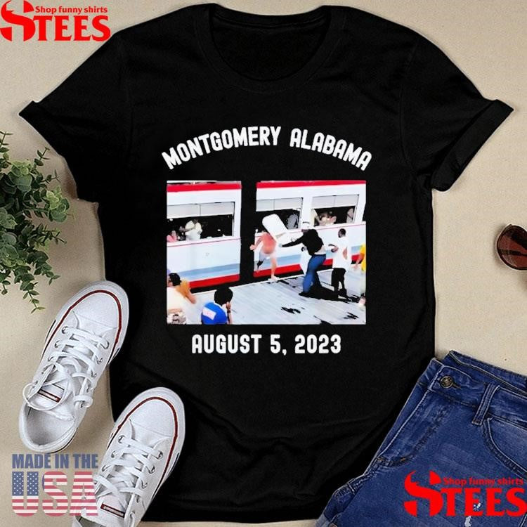 Montgomery Alabama Boat Fight Riverboat Brawl Chair August 5 2023 T-shirts