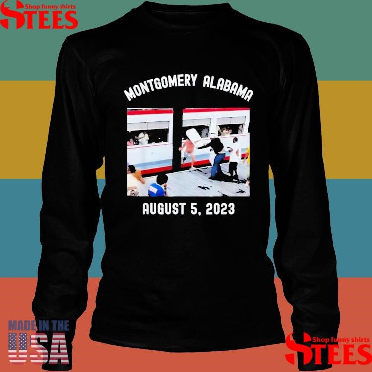 Montgomery Alabama Boat Fight Riverboat Brawl Chair August 5 2023 T-shirts