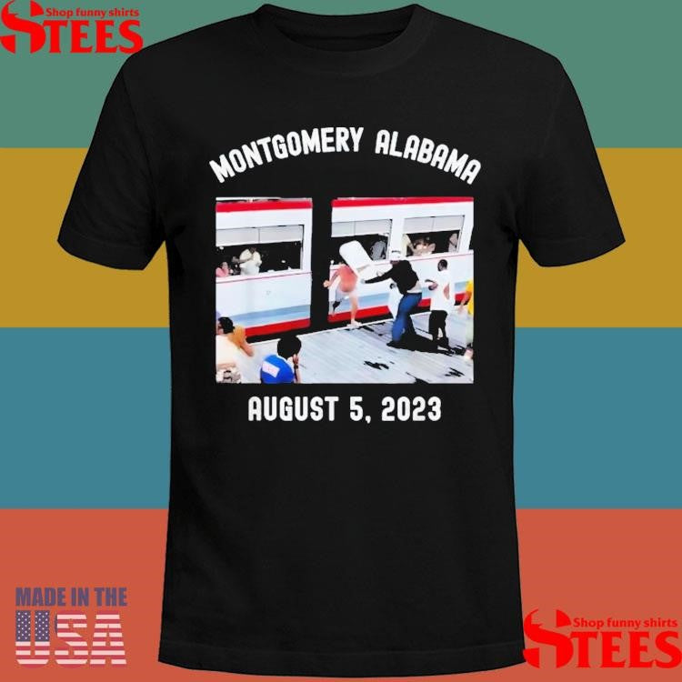 Montgomery Alabama Boat Fight Riverboat Brawl Chair August 5 2023 T-shirts