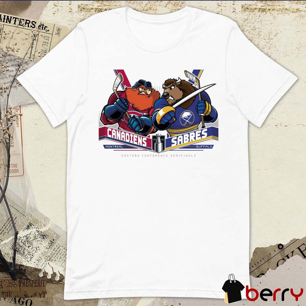 Montreal Canadiens Vs Buffalo Sabres 2026 NHL Eastern Conference Semifinals Mascot t-shirt