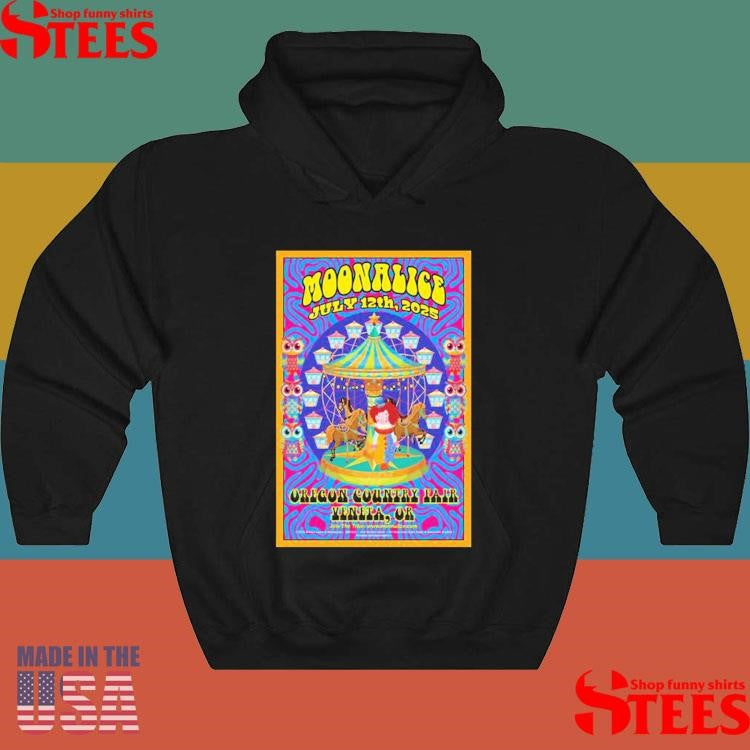 Moonalice July 12 2025 Oregon Country Fair, Veneta Live T-shirt
