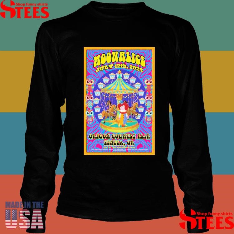 Moonalice July 12 2025 Oregon Country Fair, Veneta Live T-shirt