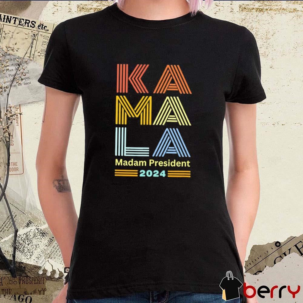 Morgan J. Freeman Kamala Madam President 2024 t-shirt
