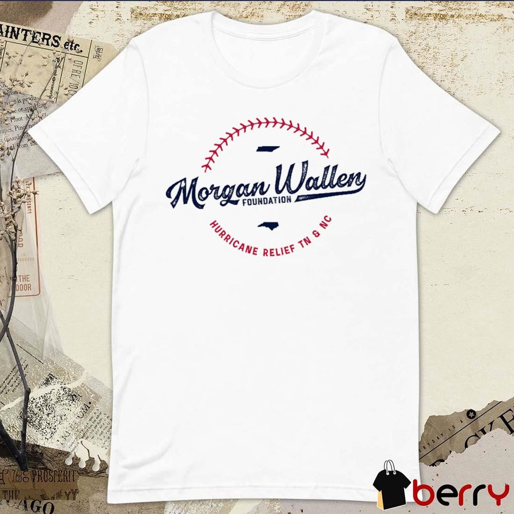 Morgan Wallen Charity Foundation Hurricane Relief TN & NC t-shirt