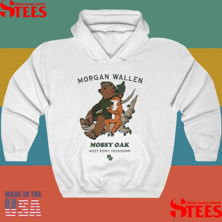 Morgan Wallen Norris Bear X Mossy Oak Fox Shirts
