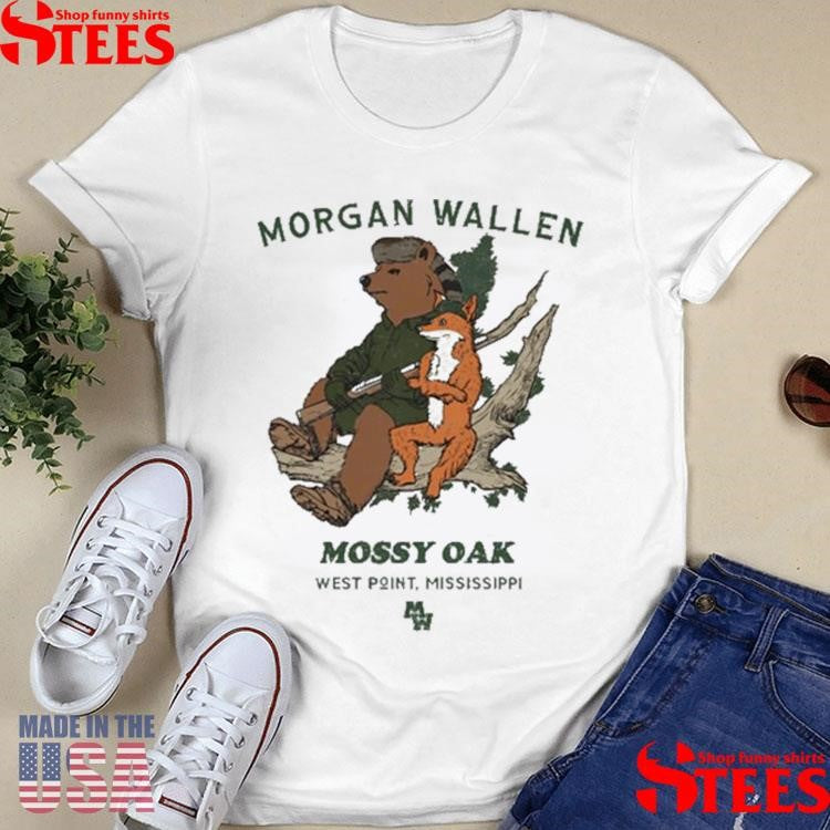 Morgan Wallen Norris Bear X Mossy Oak Fox Shirts
