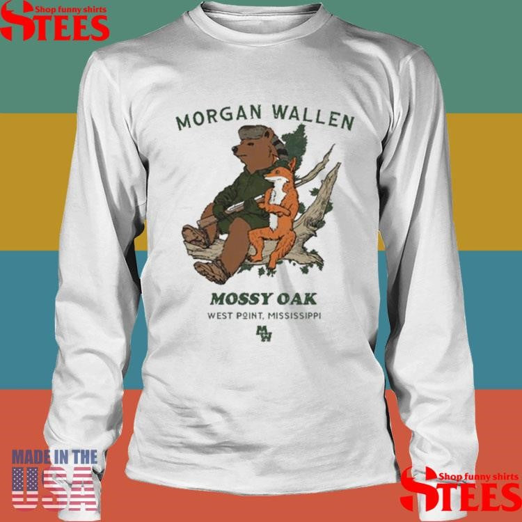 Morgan Wallen Norris Bear X Mossy Oak Fox Shirts