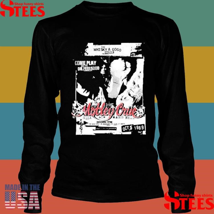 Motley Crue Mötley Crüe Whisky Handbill Shirts
