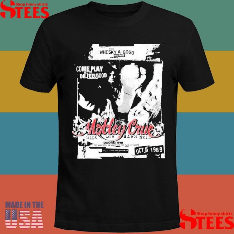 Motley Crue Mötley Crüe Whisky Handbill Shirts