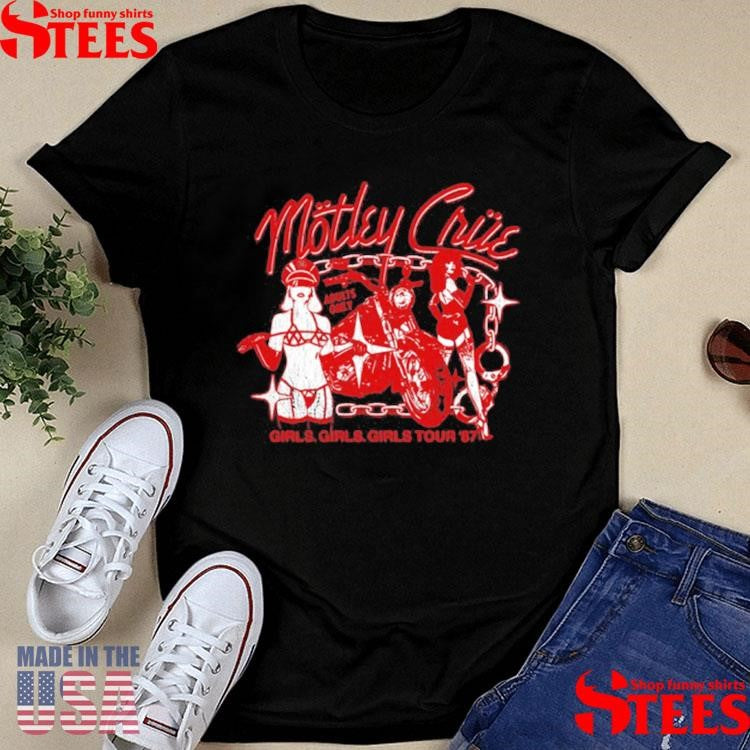 MotleyCrue Girls 87 Tour Shirts