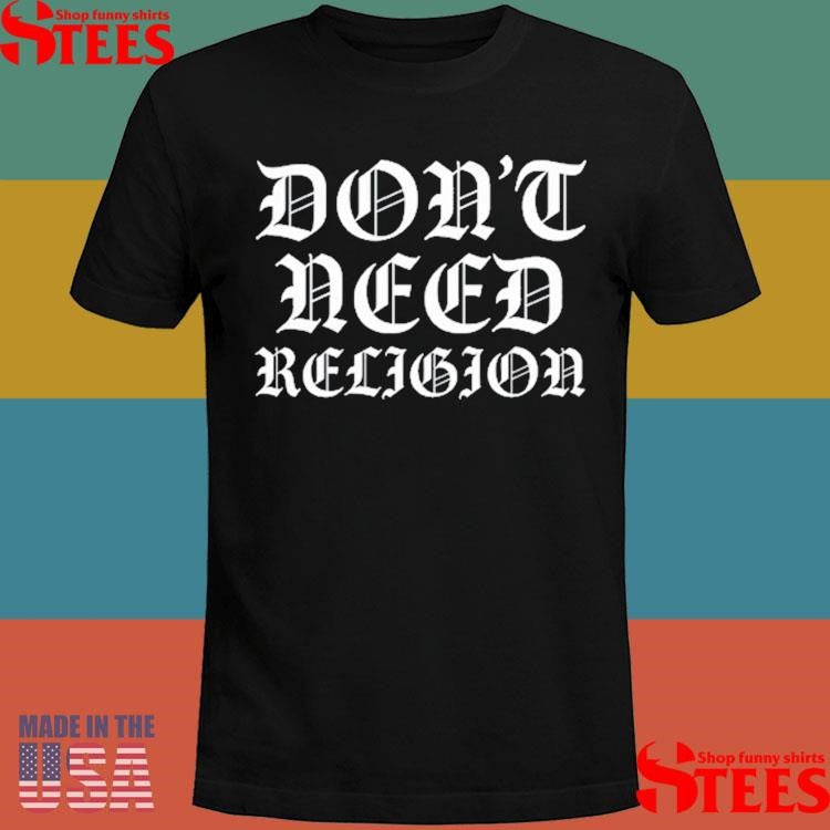 Motörhead X Blackcraft Jesus Don’t Need Religion Shirts