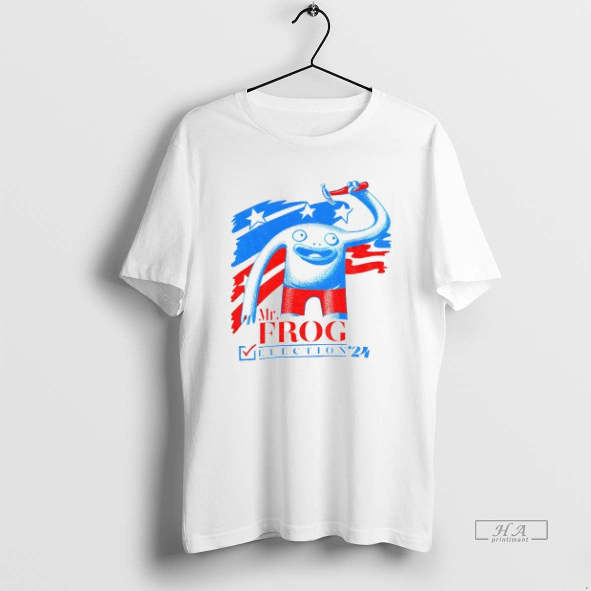 Official Mr Frog Election 24 Patriotic Red Blue Frog Graphic T-Shirts, Hoodie, Sweatshirt | CiraTrend.com