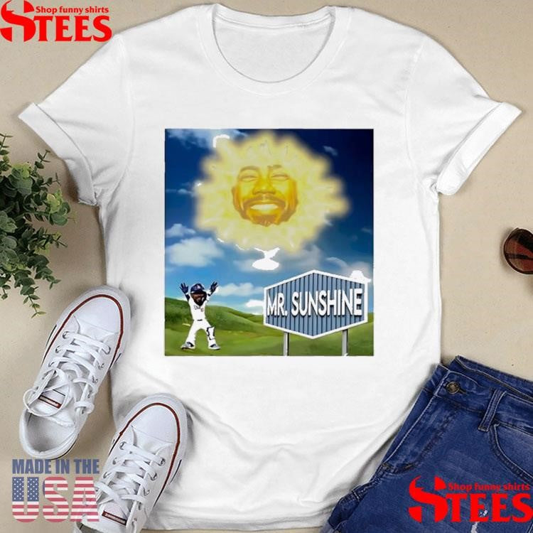 Mr Sunshine Natural Los Angeles Dodgers T-shirt