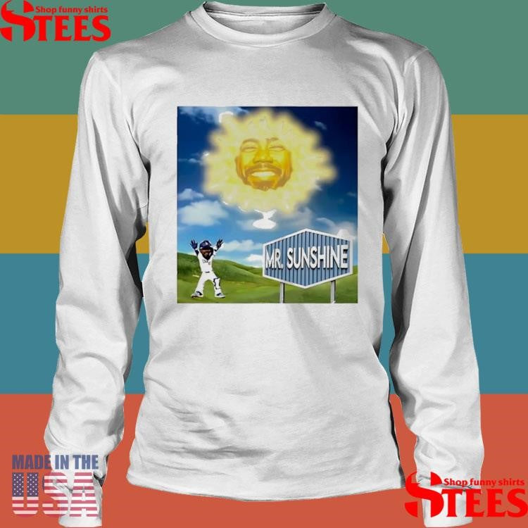 Mr Sunshine Natural Los Angeles Dodgers T-shirt