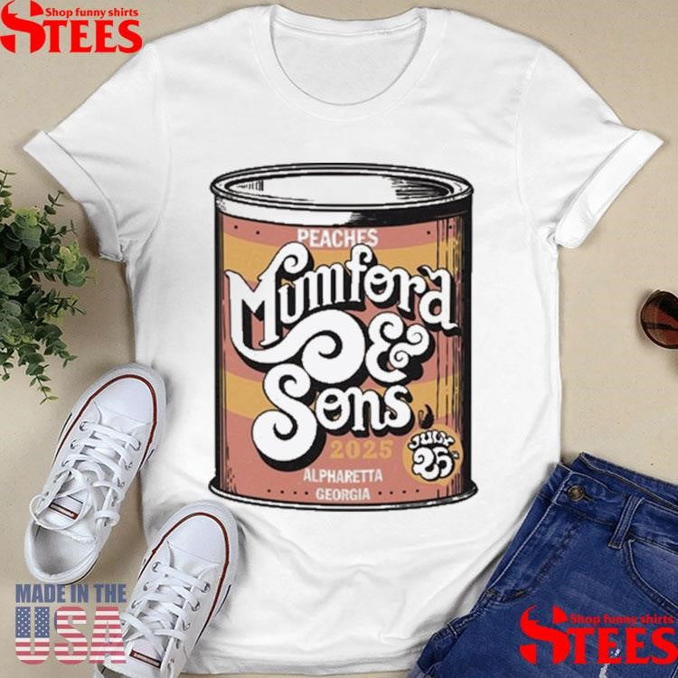Mumford & Sons Concert Alpharetta, Ga July 26 2025 T-shirts