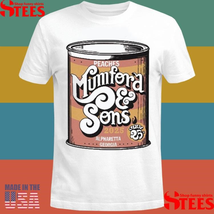 Mumford & Sons Concert Alpharetta, Ga July 26 2025 T-shirts