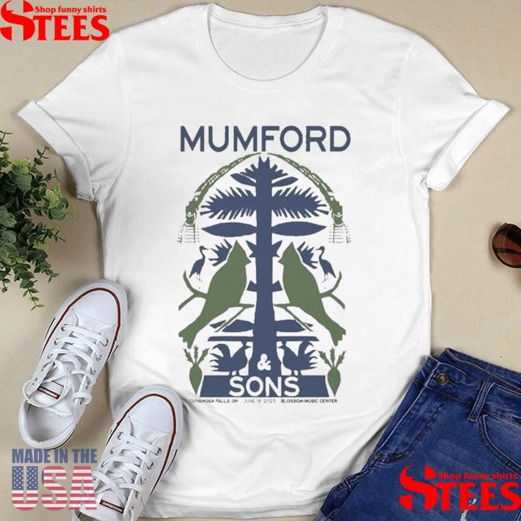 Mumford & Sons June 18 2025 Cuyahoga Falls, Oh T-shirt