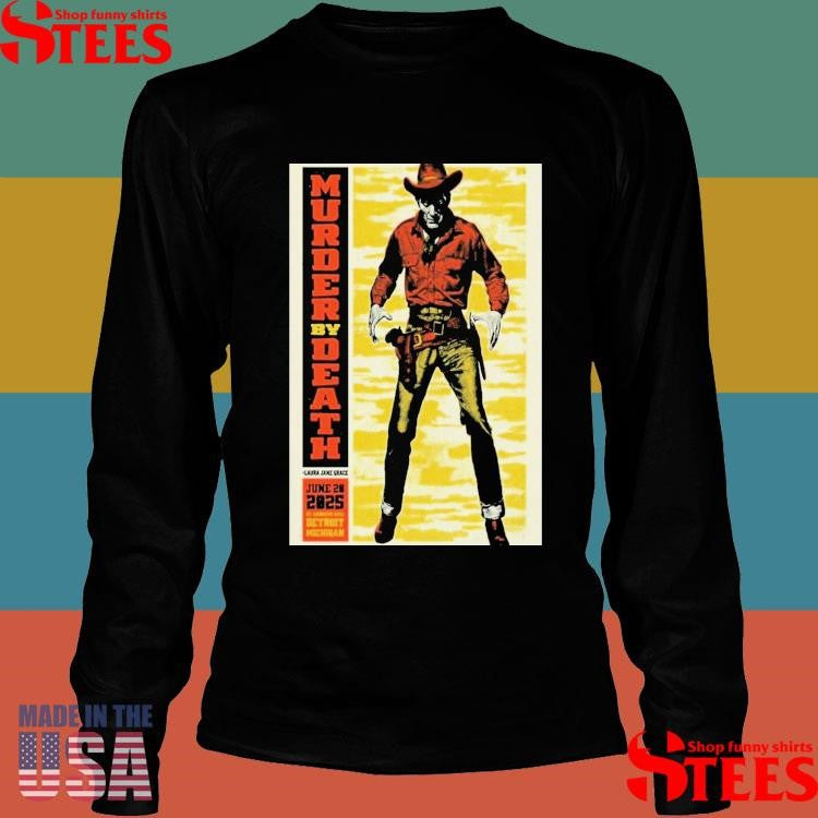 Murder By Death Saint Andrew’s Hall Detroit, Mi June 20 2025 Tour Shirts