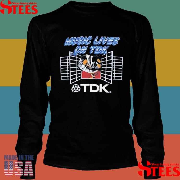 Music Lives On Tdk T-shirt
