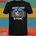 Music Lives On Tdk T-shirt
