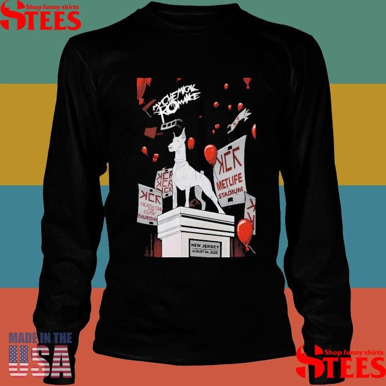 My Chemical Romance August 9, 2025 Metlife Stadium, East Rutherford, Nj T-shirts