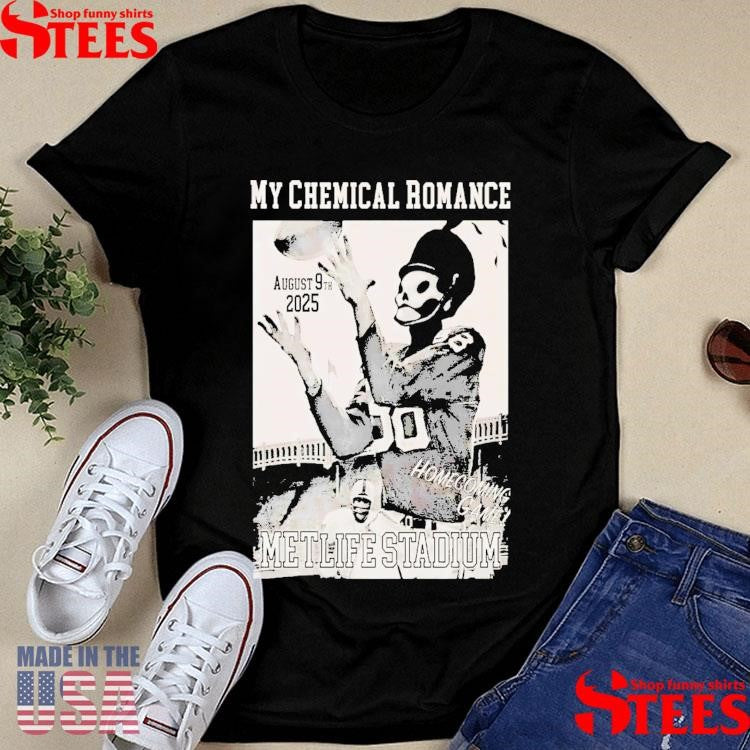 My Chemical Romance The Black Parade Metlife Stadium, East Rutherford, Nj August 09 2025 T-shirts