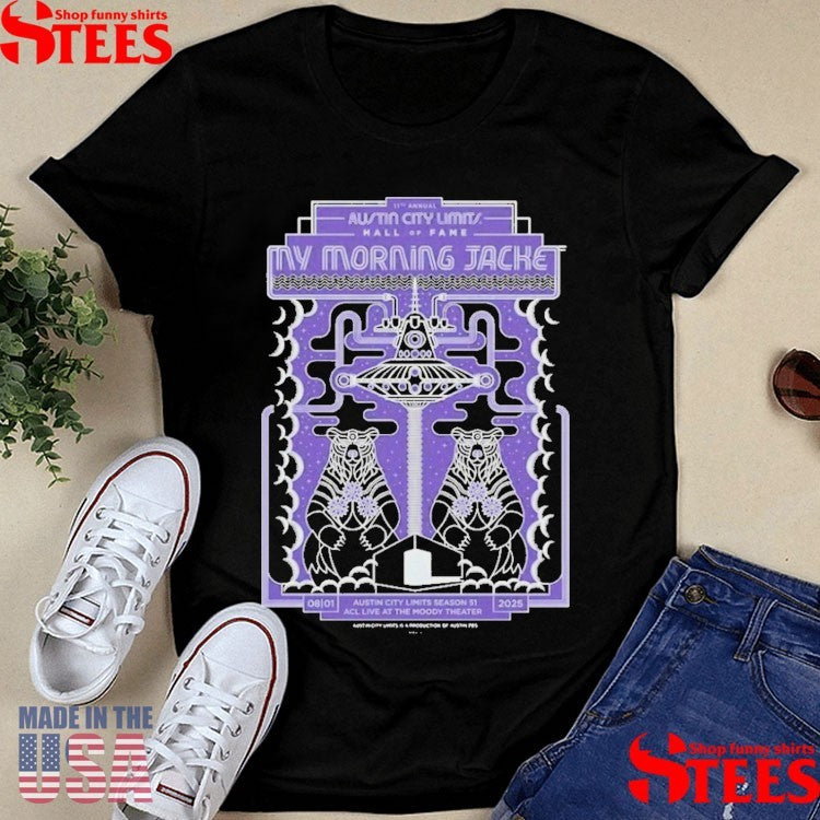 My Morning Jacket Aug 1 2025 Acl Live At The Moody Theater In Austin Tx T-shirts