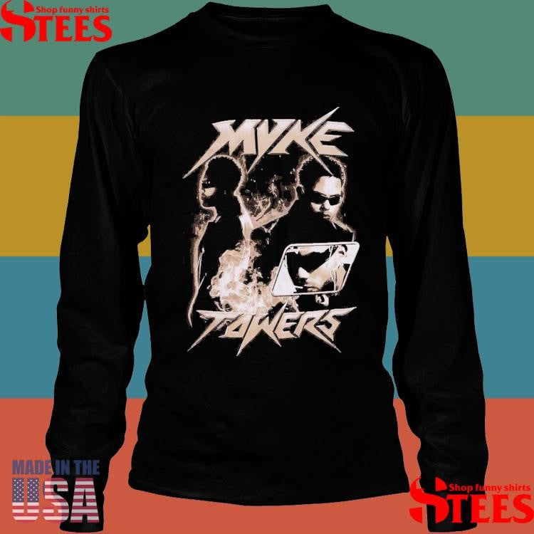 Myke Towers Fire Collage T-shirt