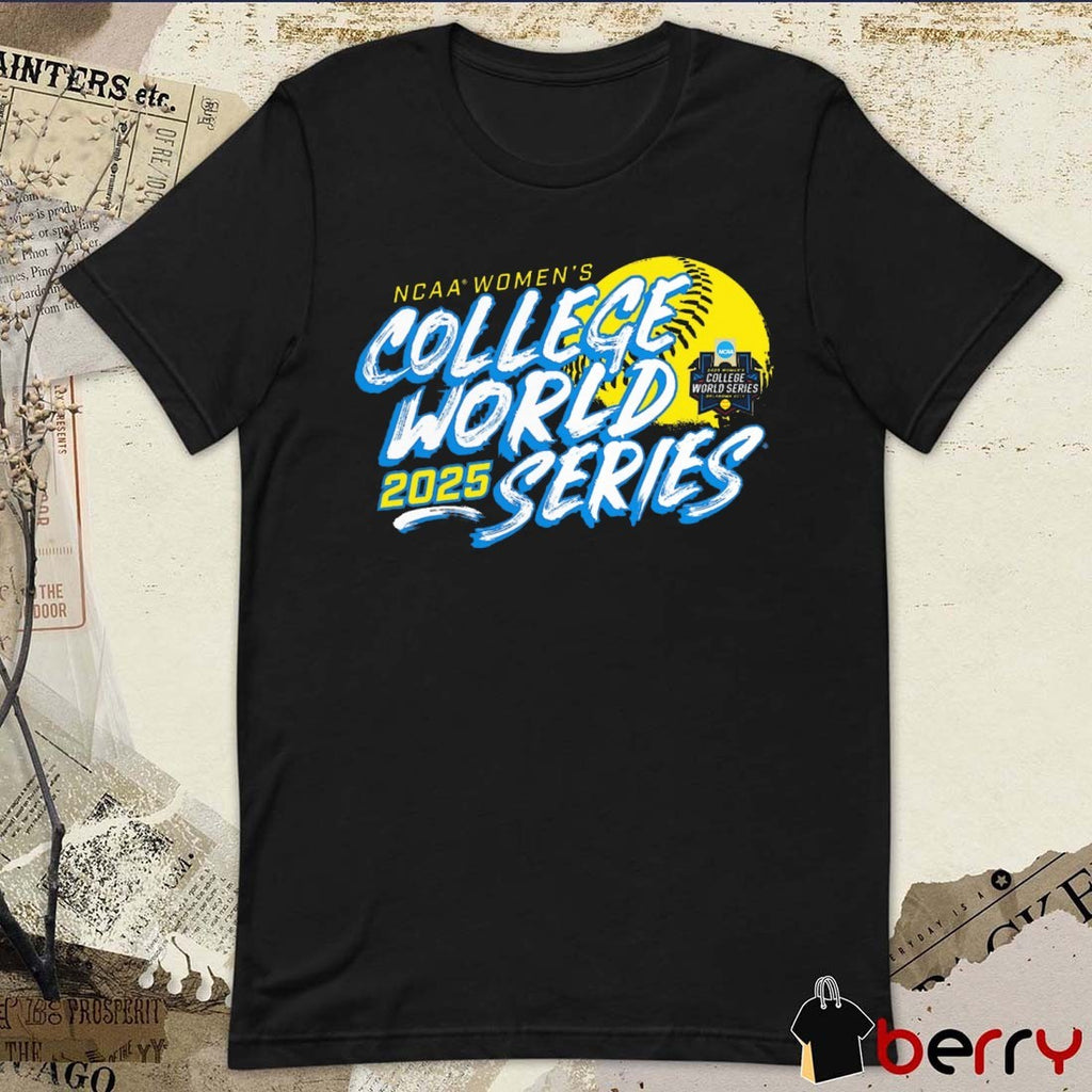 NCAA Softball Women’s College World Series 2025 Logo t-shirt