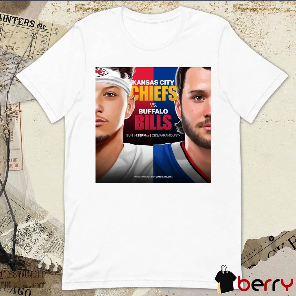 NFL Kansas City Chiefs Vs Buffalo Bills Round 8 of Mahomes-Allen Poster t-shirt