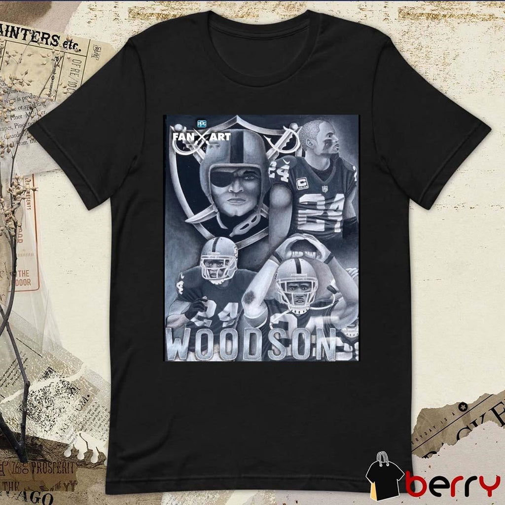 NFL Las Vegas Raiders Woodson Cooked With This One Fan Art Poster t-shirt