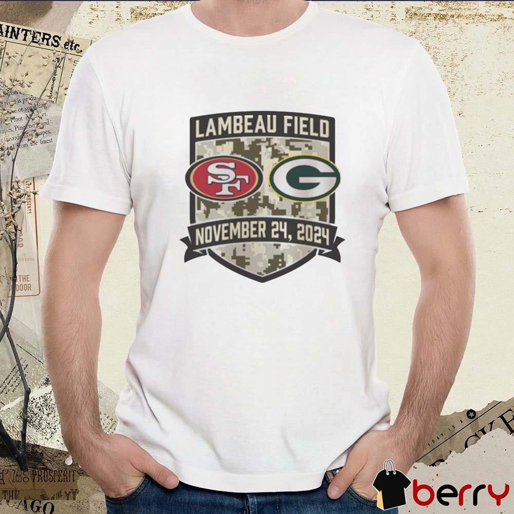 NFL San Francisco 49ers Vs. Green Bay Packers Lambeau Field November 24 2024 t-shirt