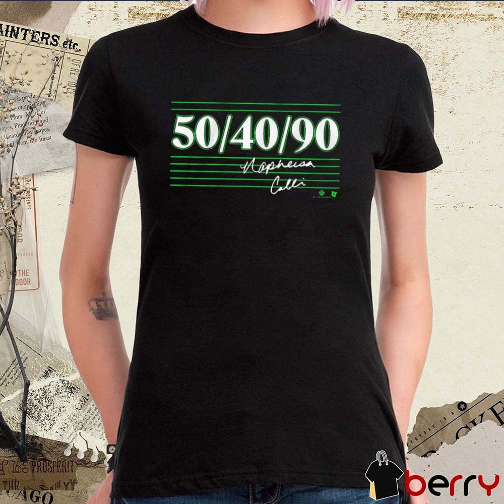 Napheesa Collier 50-40-90 Minnesota Lynx Basketball Signature t-shirt