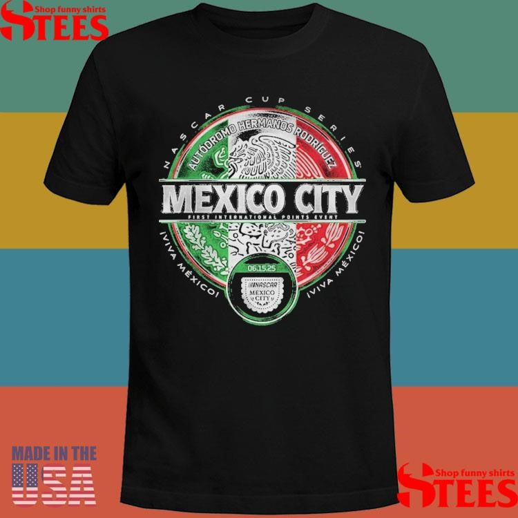 Nascar Cup Series Mexico City Race Heritage Shirts