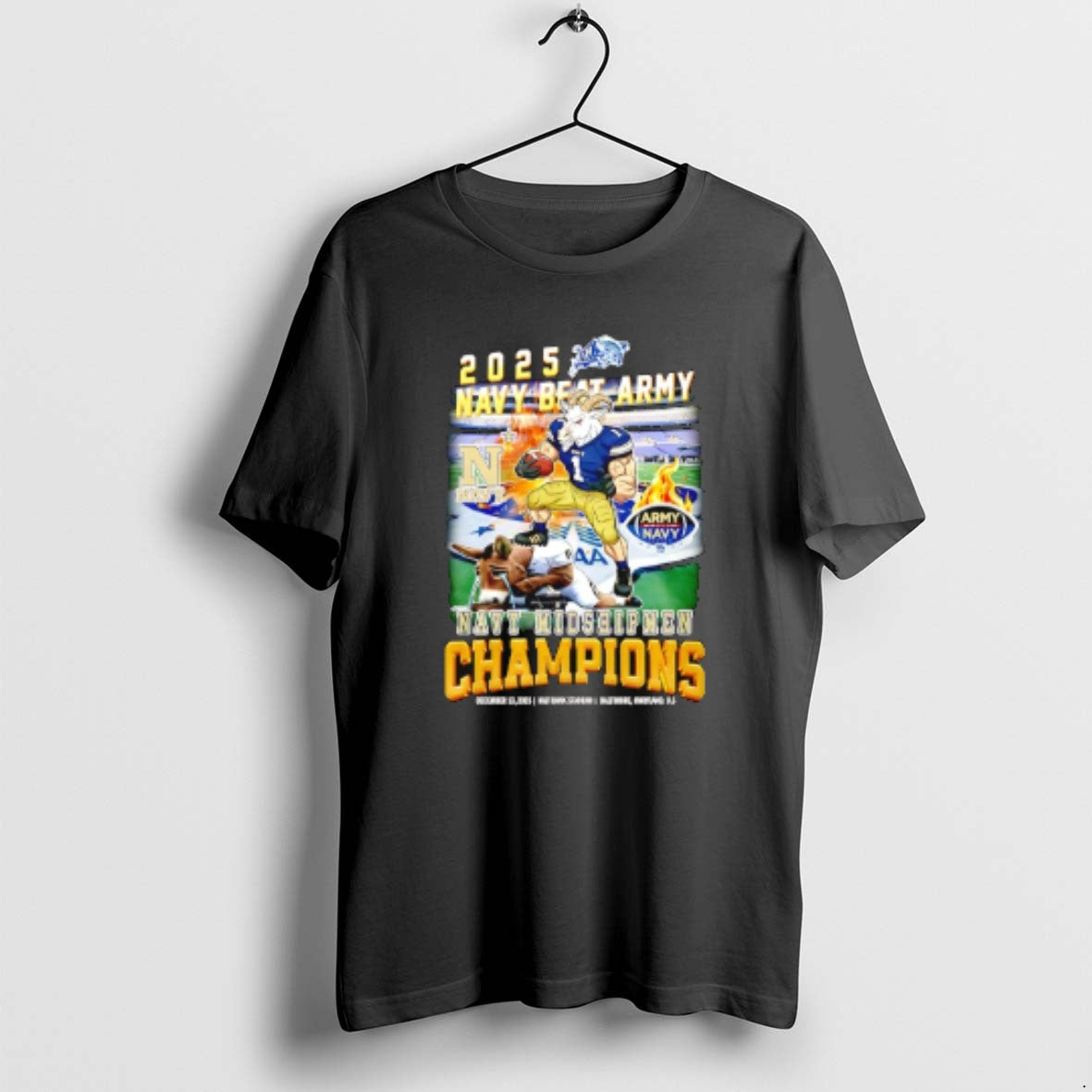 Official Navy Midshipmen Beat Army 2025 Champions Mascot T-Shirts, Hoodie, Sweatshirt | CiraTrend.com