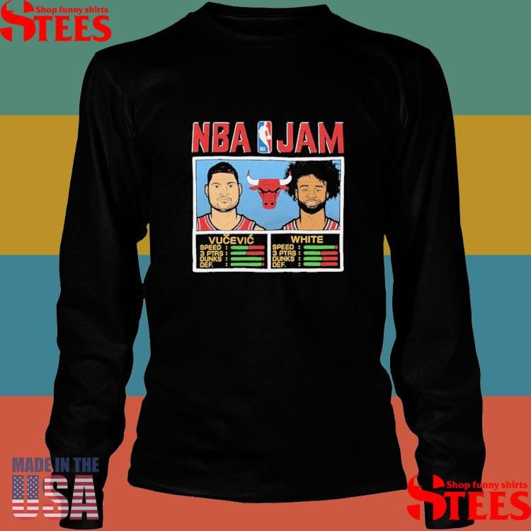 Nba Jam Bulls Vucevic And White Shirts