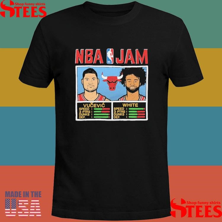 Nba Jam Bulls Vucevic And White Shirts