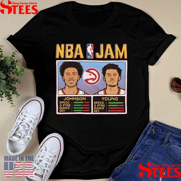 Nba Jam Hawks Johnson And Young Shirts