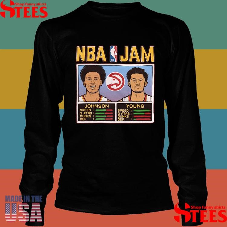 Nba Jam Hawks Johnson And Young Shirts