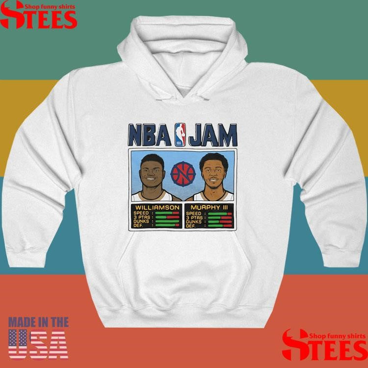 Nba Jam Pelicans Williamson And Murphy Iii Shirts