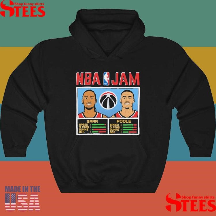 Nba Jam Wizards Sarr And Poole Shirts