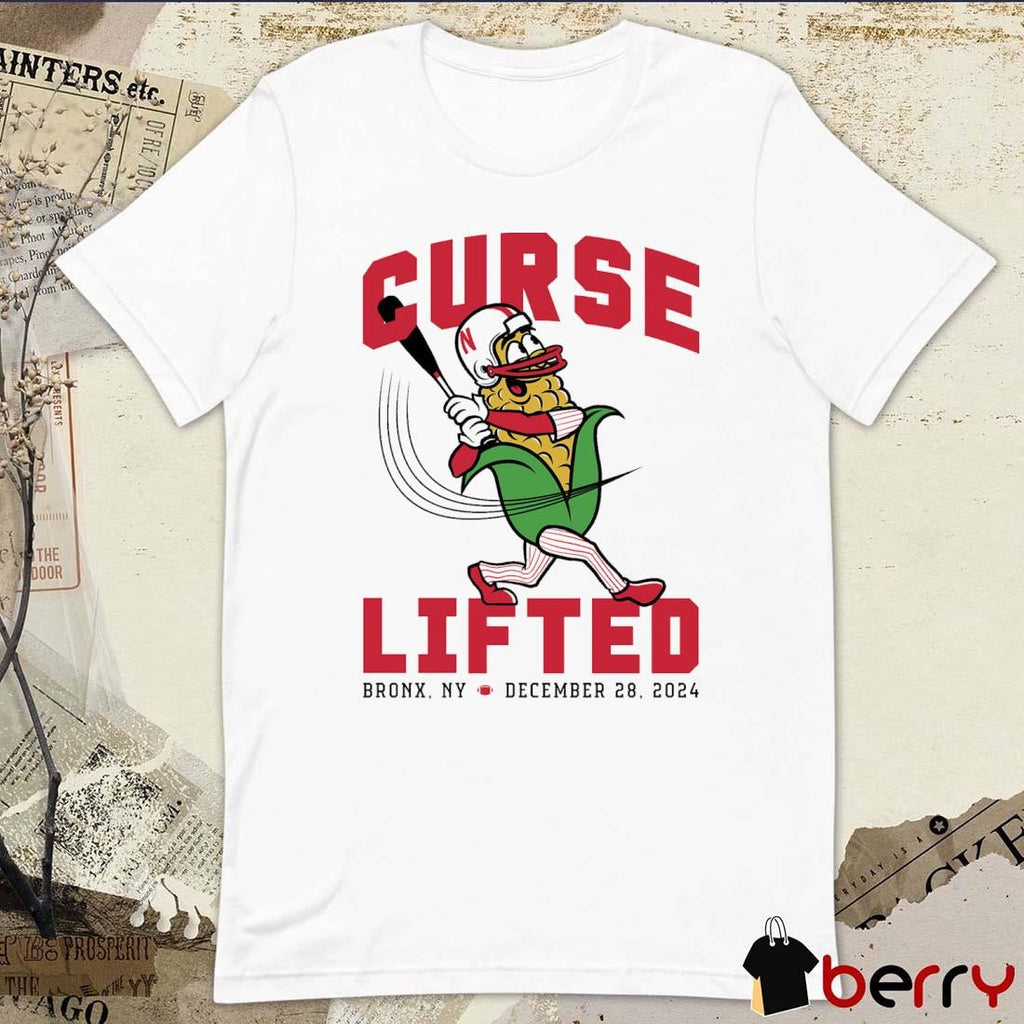 Nebraska Cornhuskers Curse Lifted Bronx NY December 28 2024 t-shirt