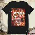 Nebraska Cornhuskers Volleyball 2025 B1g Three-peat Big Ten Champions Poster t-shirt