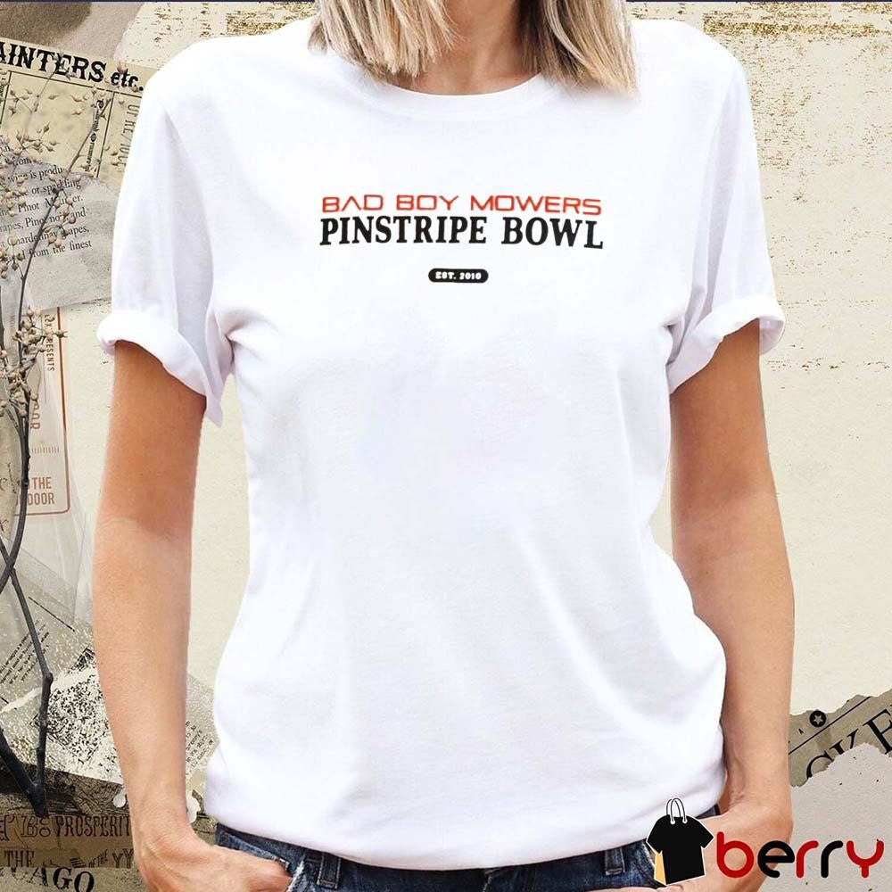 Nebraska Cornhuskers football Bad Boy Mowers Pinstripe Bowl Est 2010 t-shirt