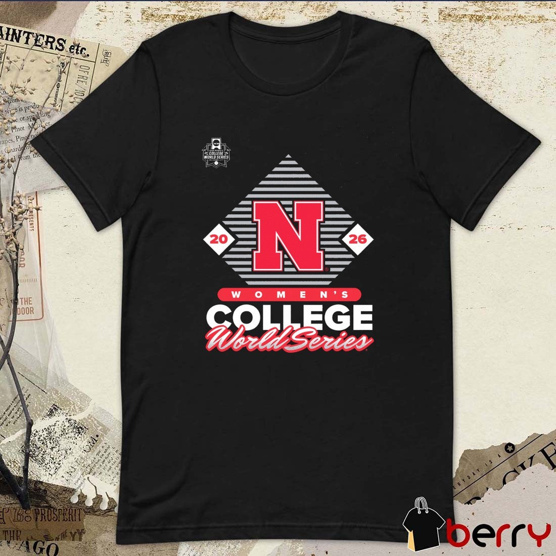 Nebraska Huskers 2026 NCAA Softball Women’s College World Series Scoring Title t-shirt