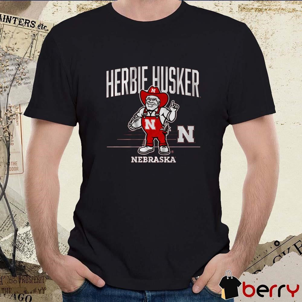 Nebraska Huskers Football Herbie Husker Mascot t-shirt