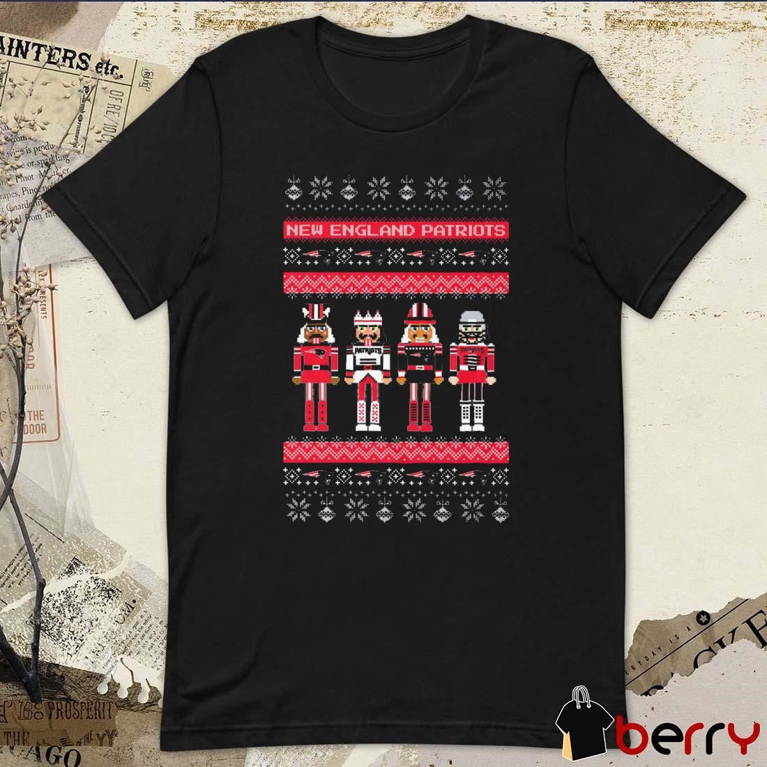 New England Patriots Holiday Nutcracker NFL Ugly Christmas Sweater 2024 t-shirt