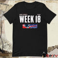 New England Patriots Vs Buffalo Bills Week 18 Sunday January 5 2025 At Gillette Stadium t-shirt